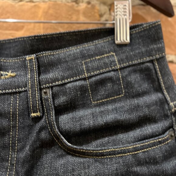 Rick Owens DRKSHDW Collapse Cut Raw Cone Mills Denim - Picture 4 of 7